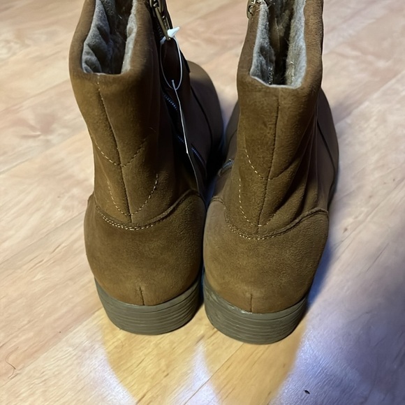 NWT Northwest Territory Tan Suede Quilted Men’s Weatherproof Boots size 12 - Picture 5 of 6